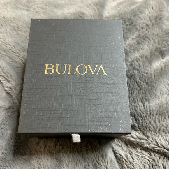 Bulova Women's Watch 96T58 Silver Round Dial With Black Leather Band - Picture 4 of 9